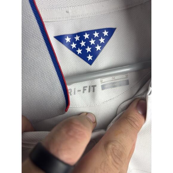 USA National Team Soccer Jersey Men’s Size Large M Collared 2014 Futbol - Picture 5 of 7
